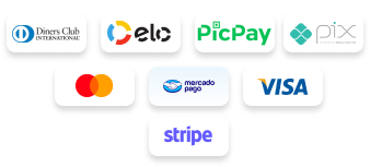 Meios de pagamento aceitos